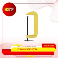 HASSTON C-Clamp (0760) C-Clamp Yellow C-Clamp/ Sturdy Steel Multipurpose Clamping Tool/