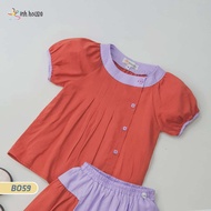 Pretty House Baby Girl Set Designed in Ba Ba Style with Pants and Skirts B059 B060
