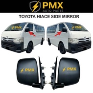 【TOYOTA HIACE KDH200 2005–2024】Chrome Side Mirror | Cermin Sisi | Hiace Accessories