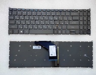 มาใหม่สำหรับ ACER Aspire A515-52 A515-53 A515-54 EX215-51 S50-51แบ็คไลท์สีดำสีน้ำเงินพิมพ์ลายโน้ตบุ๊คแป้นพิมพ์แล็ปท็อป