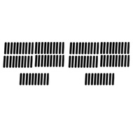 (PQMK) 100 Pieces Disposable Cap Liner Moisture Wicking Sweatband Visor Hat Adhesive Sweat Absorbing