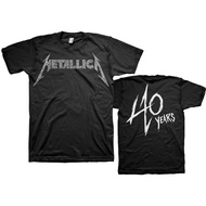 Metallica 40th Anniversary Songs Logo T Shirt 100% OFFICIAL MERCH