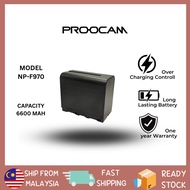 ready stock Proocam Battery LED NP-F970 F960 F970 Battery