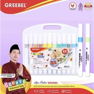 GREEBEL 24-color waterproof single head Acrylic marker