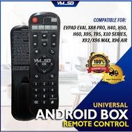 Remote Control FOR EVPAD EVAI X88 PRO H40 H50 H60 X96 T95 X10 SERIES X92 X96 MAX X96 AIR