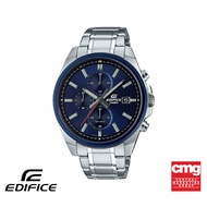 [ของแท้] CASIO นาฬิกาข้อมือผู้ชาย EDIFICE รุ่น EFV-610DB-2AVUDF สายสเตนเลสสตีล สีน้ำเงิน