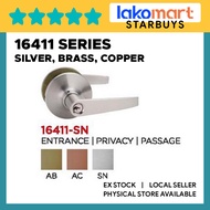 NELON Tubular Lever Handle Bedroom Office Door Lock (16411 Series)