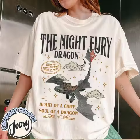 Disney Comfort Colors Night Fury How To Train Your Dragon Shirt Toothless Disney Shirt in My Dragon 