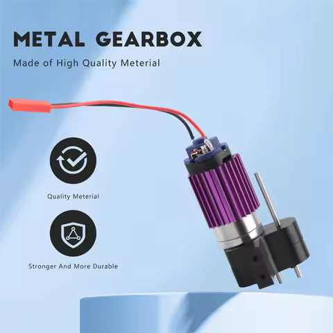 L68AMetal 370 Motor Gearbox Gear Box for WPL C14 C24 B24 B36 MN D90 D99 MN99S RC Car Upgrade Parts,B