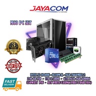 MCO PC Set Intel Core I5-10400F/H410M-K/8GB DDR4 2666Mhz X2/240GB Ssd/1Tb 3.5Hdd/GTX 1650 4GB GDDR6/550Watt/ATX Casing