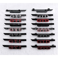 1PCS for Volkswagen VW Golf MK8 VIII GTI logo Front grille emblem GTD blade badge modification Perso