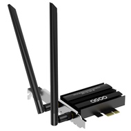 WiFi 6 Card PCIe 3000Mbps, QGOO Wireless Adapter with Bluetooth 5.0 Dongle for PC AX200 Pro WiFi Ada
