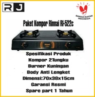 Kompor Gas Rinnai RI 522C Kompor Gas 2 Tungku kompor murah rinnai -RI-522C