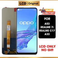 LCD OPPO A53 Realme 7i C17 A33 Original Fullset for Glass TouchScreen Digitizer ori Asli
