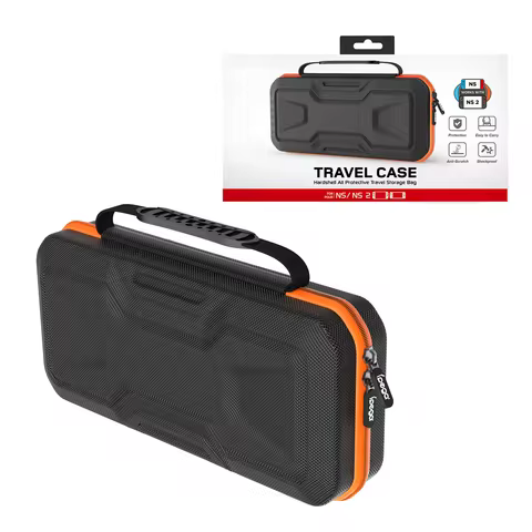 Switch2 Mecha Storage Case Zippered EVA Hard Case, Model PG-SW2004A NS2 Handheld Game Console Portab