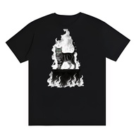 KATUN Men's and/'s T-shirts Cultural Graphic Design - Mysteryous - Fiery - Cat - Inspired by/ 100% C