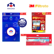 แผ่นกรองอากาศ กรองฝุ่น PM 2.5 แมกน่า ฟอกอากาศ ไส้กรองอากาศ / MAGNA 3เอ็ม ฟิลทรีตท์ เฮปปา 3M Filtrete