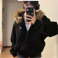 Y2K 7October Style Zipper HoodedJacket