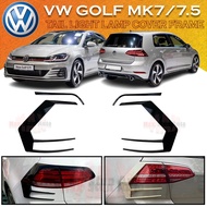 VOLKSWAGEN GOLF MK7 MK7.5 R GTI R-LINE REAR TAIL LIGHT LAMP COVER TRIM FRAME VW GOLF 7 GOLF 7.5 TAIL