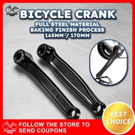 Mountain Bike BMX RB 165 170mm Plastic Clad Steel and Aluminum Alloy Crank Arm for Left Right Side