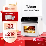 TJean 1550W Multifunctional Smart Household Visual Steam Oven Appointment Timing Heating Food 10.5L