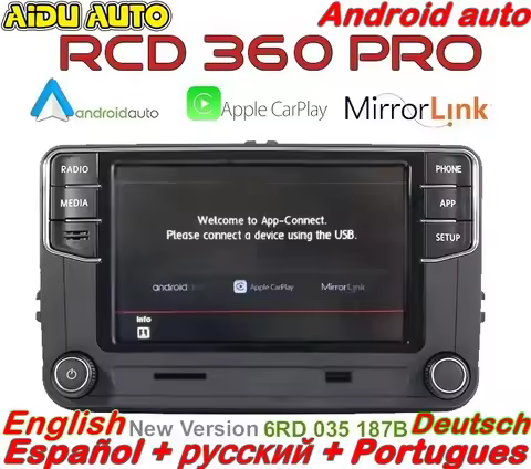 Android Auto Carplay RCD360 PRO NONAME RCD330P RCD340P 187B Radio For VW Golf 5 6 Jetta MK5 MK6 Tigu