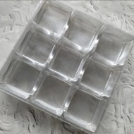 Mika Mini Pudding Coaster with 9 Sections ~ Frozen Food Plastic Gallery