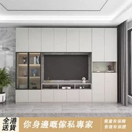 電視櫃 TV cabinet 玻璃櫃 可上門度尺 可訂造 包送貨 全屋定制 電視櫃茶几組合 實木電視櫃 實木櫃 儲物櫃 茶几 木台 包送貨 大容量 省空間 收納分區 I-IDS1115-2F