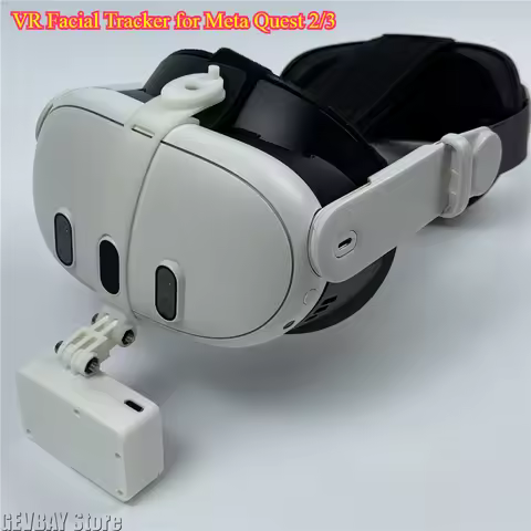 VR Facial Tracker for Meta Quest 2/3 - Pico 4 63g Wireless/Wired OSC Face Tracking Module