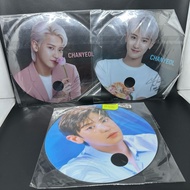Chanyeol Fan Blue X Nacific Korea Transparent Fan Pinkbiru