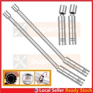 CR-V Magnetic Sleeve Spark Plug Socket Wrench Remover Tool Swivel 3/8" 1/2" Drive 14mm 16mm 21mm Pem