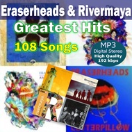 Eraserheads and Rivermaya Greatest Hits 108 Tracks 192kbps Mp3 music CD