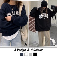 Oversized Sweatshirt Women Sweater Baju Lengan Panjang Perempuan Casual Sweater