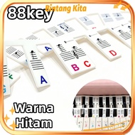 88 Key Removable Piano Keyboard Stickers Colorful Piano Stickers For Beginners 88 Keys