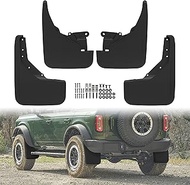 Splash Guards for Ford Bronco 2021-2023, Front Rear Tire Mud Guards Auto Mud Flaps Fender Flares for