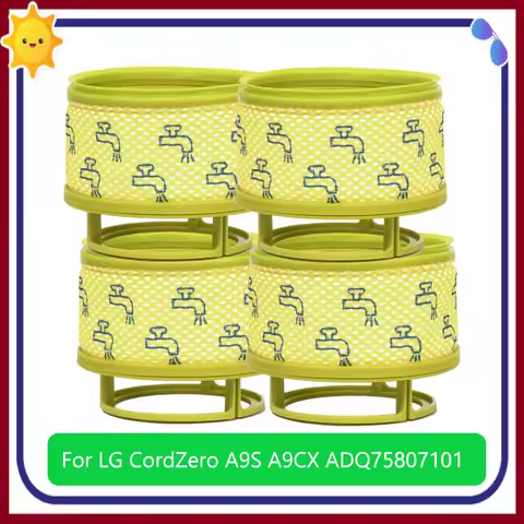 ADQ75807101 Washable Vacuum HEPA Filter For LG CordZero A9S A9CX Vacuum Cleaner
