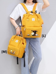 พร้อมส่ง anello x PEANUTS ไซส์-M -933 กระเป๋าเป้แฟชั่น แถมพวงกุญแจสนูปี้ ผ้ากันน้ำ บรรจุของได้เยอะ ใ