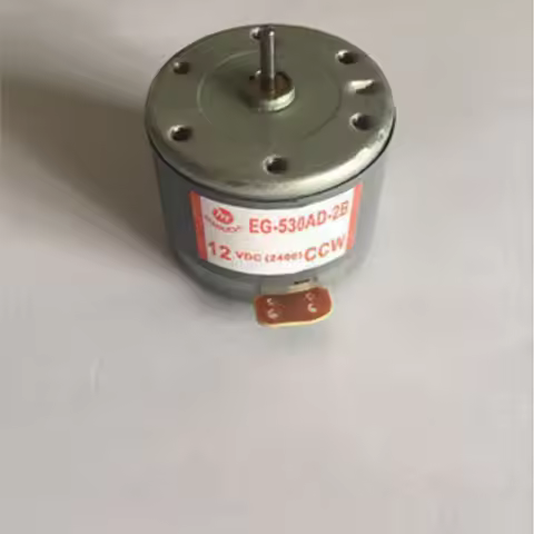 EG-530AD-2F/2B/6B/6F/9B/9F CCW CW 2400RPM 6V 9V 12V Recorder Motor High Torque Cylinder Shaped Elect