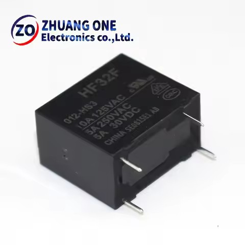 5PCS/lot Power relays JZC-32F HF32F-005-HS3 HF32F-012-HS3 HF32F-024-HS3 5A250VAC 4PIN