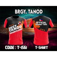 【Free Custom Name & Number】Barangay Official Full Sublimation T-shirt 3D T-Shirt Breathable Short Sl