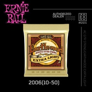 ERNIE BALL EB2006 AC GTR STRING EARTHWOOD EXRTA LIGHT 010-050 (ERNIE BALL/ EARTHWOOD/ ZOSO MUSIC)