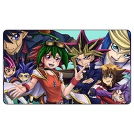 Yugioh Yuya Yuto Yugo Yuri Playmat Board Games TCG CARDS Play Mat，Custom Design Rug Table Game Pad w