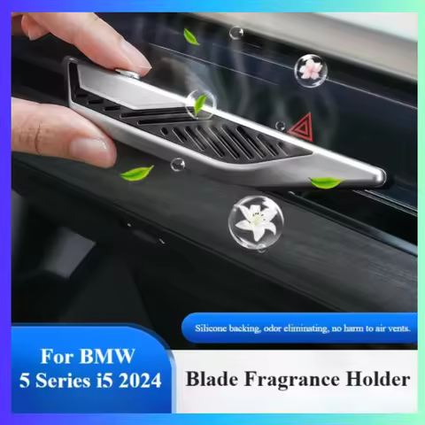 Car Diffuser Auto Interior Fragrance For BMW 5 Series I5 2025 Car Air Freshener Vent Aroma Strip Hol