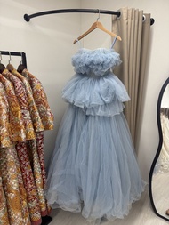 藍色蛋糕裙，禮服婚紗