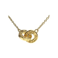 [Coach] COACH coach necklace double circle necklace 91441 GLD gold