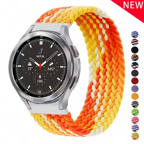 Braided solo loop strap For Huawei watch GT4 41mm GT3 GT2 pro 22mm 20mm18mm Elastic band Honor Magic