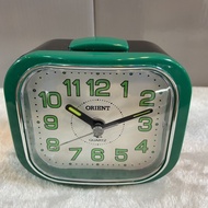 【Ready Stock】Orient alarm clock TE024 bell alarm luminous