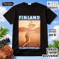 FINLAND 30-Piece SOUVENIR T-Shirt FINLAND STATETAG COTTON 24S SOUVENIR PREMIUM GIFT