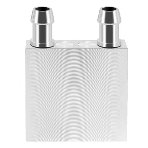 L69A Aluminum Water Cooling Block 40X40X12mm Cooler for Computer CPU Radiator