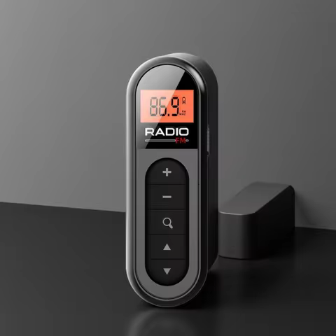 Rechargeable Portable FM Radio Pocket Digital Radio,Transistor Walkman Small Radio On Batteries for